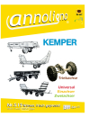 Kemper Einachs/Zweiachs Universal Stalldungstreuer/Ladewagen Bild- Bedienungsanleitung & Bild- Ersatzteilliste & Explosionszeichnungen - annoligno 515